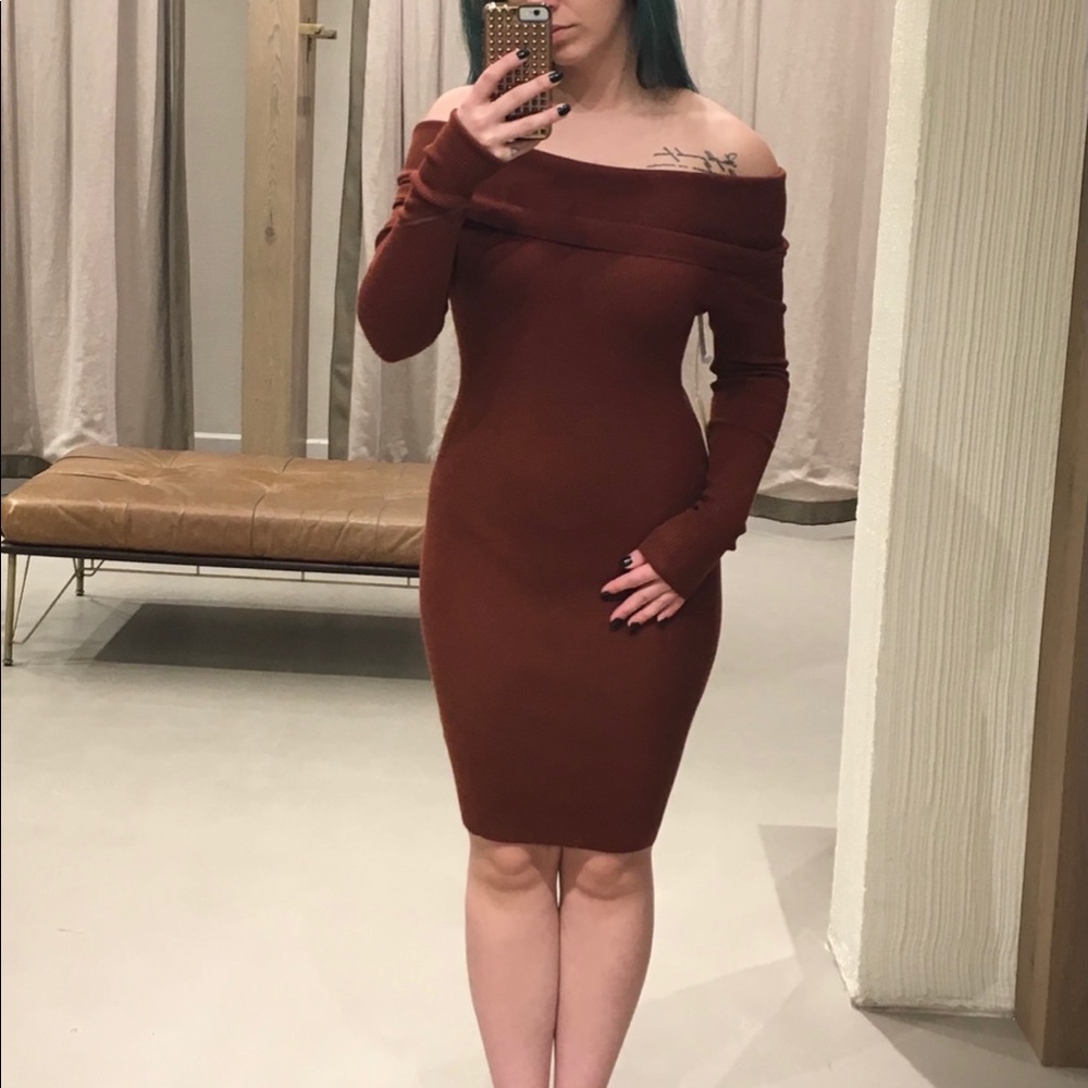 NWT Wilfred Léonie dress, Carmelized , XXS